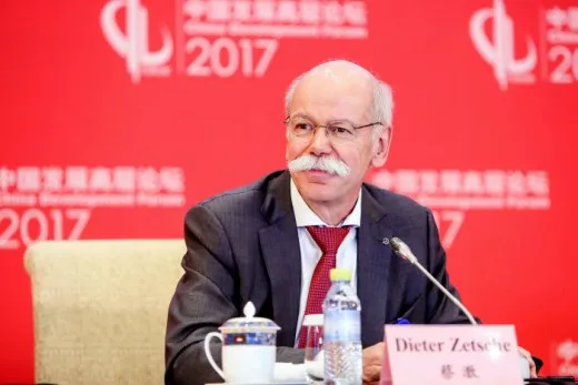 Daimler, Zetsche: "La Cina è il turbo per l'industria del futuro"