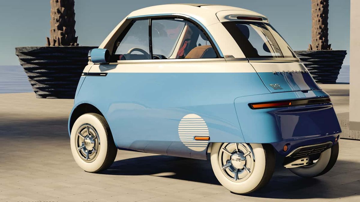 Microlino ’55 Edition, stile rétro e interni in Alcantara per il quadriciclo elettrico