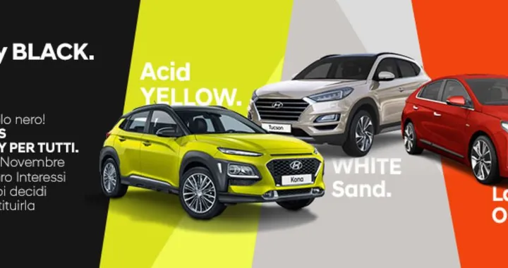 Black Friday: tutte le promozioni di Hyundai