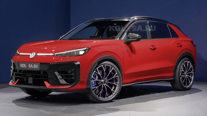 Nuova Volkswagen T-Roc R, un render anticipa il crossover sportivo da 333 CV