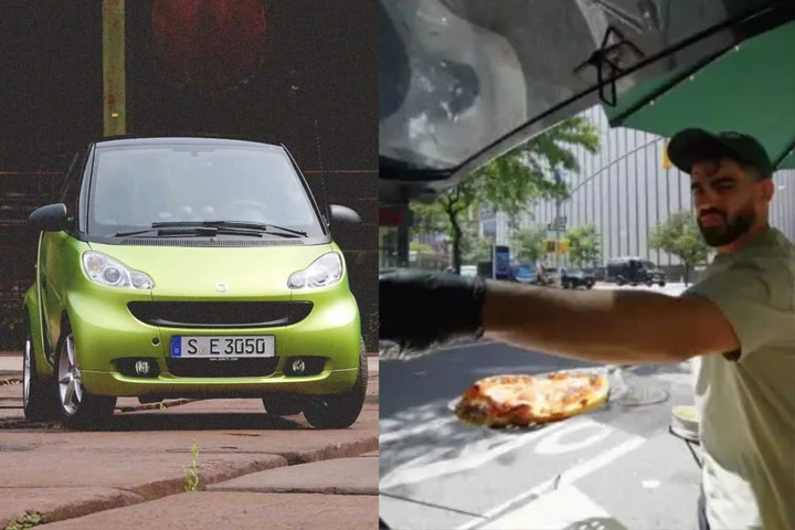 La pizzeria più piccola di New York è su una Smart (ed è un successo)