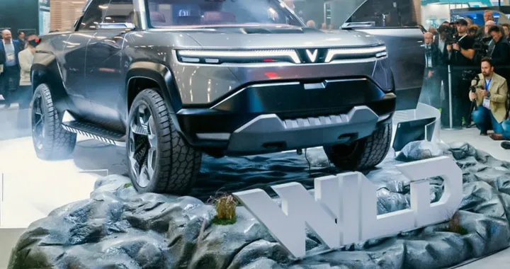 VinFast VF Wild, un nuovo concept di pick-up elettrico in mostra al CES 2024
