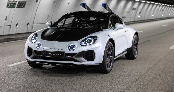 Alpine A110 SportsX: anima off-road