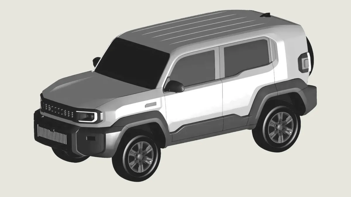 Ecco la nuova Toyota Land Cruiser FJ, un brevetto anticipa le forme del fuoristrada