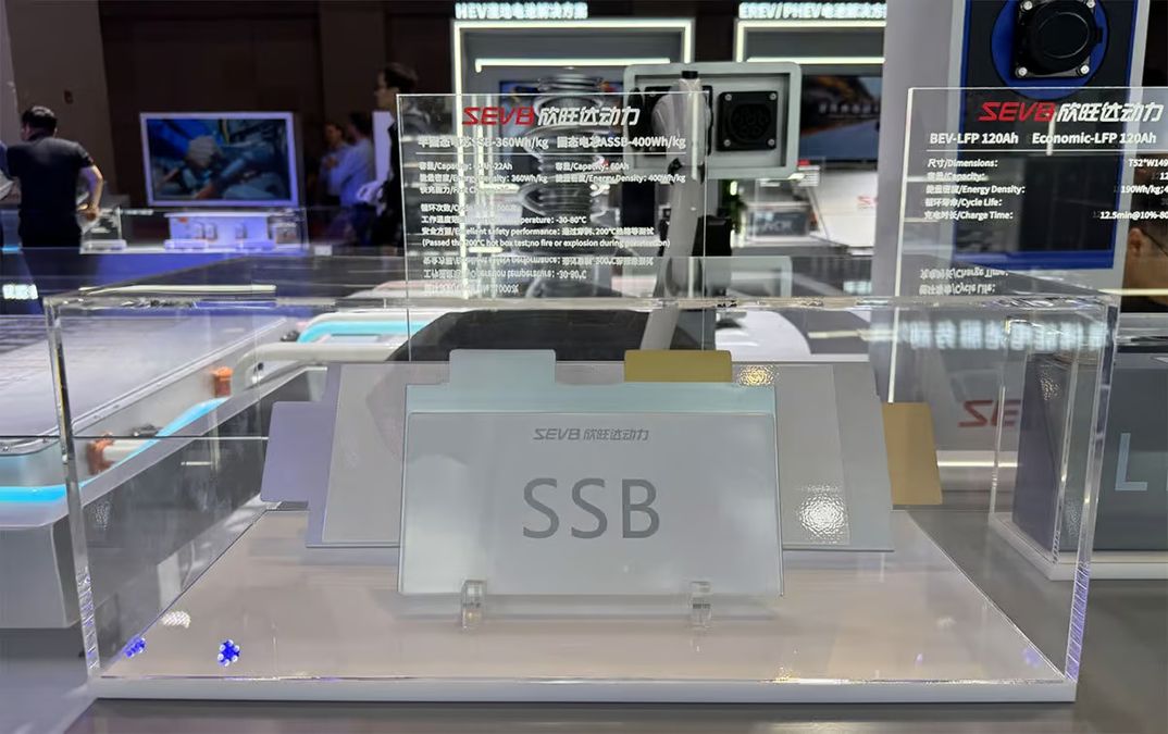 Sunwoda presenta la sua nuova batteria allo stato solido: densità energetica di 400 Wh/kg