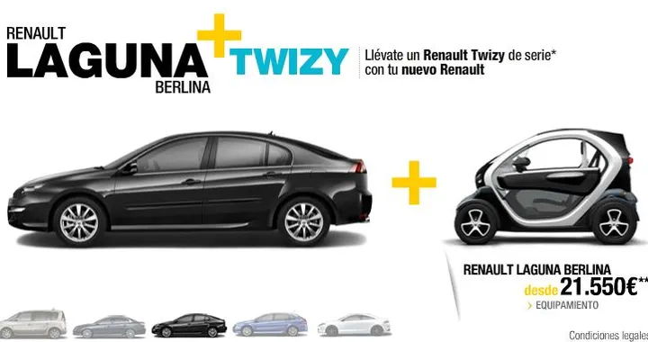 In Spagna la Renault Twizy è gratis per chi acquista una Laguna o Espace