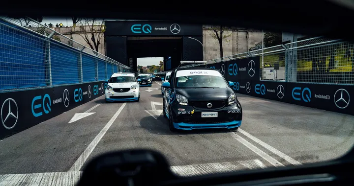 Smart EQ fortwo e-cup: il monomarca elettrico al Milano Rally Show