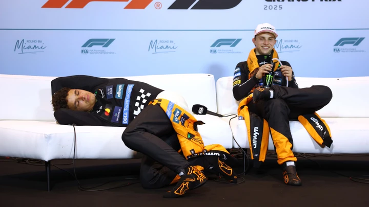 F1: Miami si tinge di color papaya. McLaren fa doppietta con Piastri e Norris