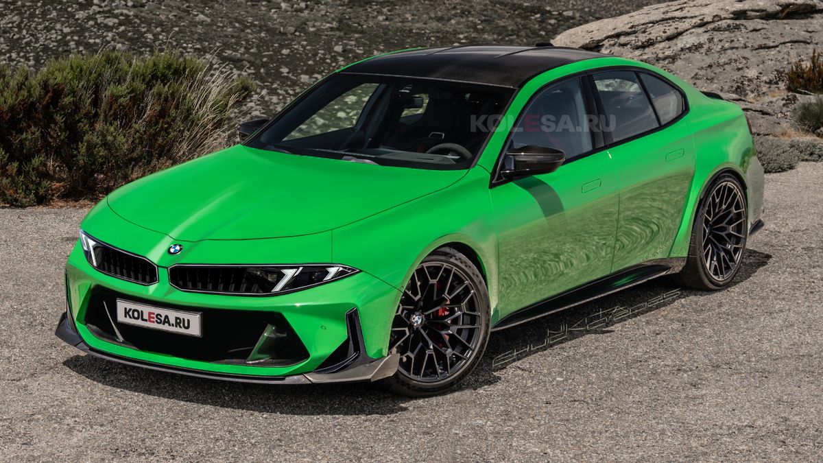 Nuova BMW M3 elettrica, un render se la immagina così