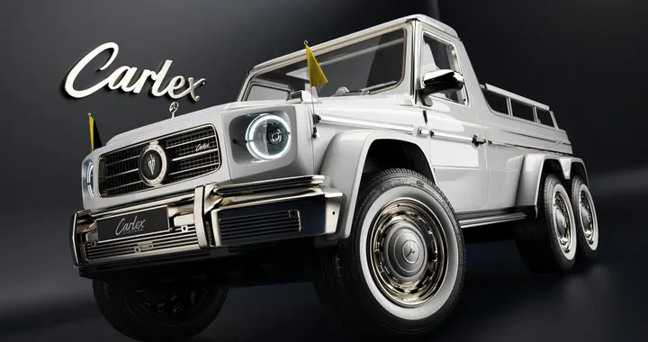Carlex Design trasforma la Mercedes Classe G in una surreale Papamobile 6x6
