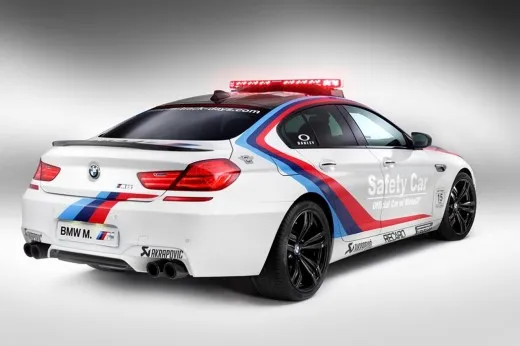 Moto GP: la BMW M6 Gran Coupe è la safety car per il 2013