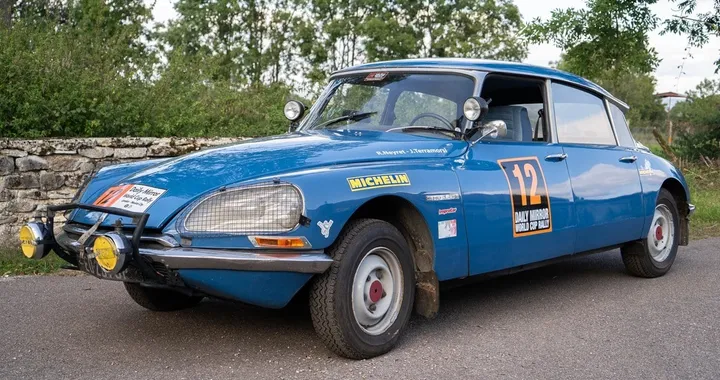 All'asta l'ultima Citroen DS 21 che corse il rally Londra-Città del Messico del 1970