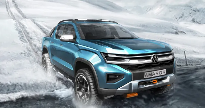 Volkswagen Amarok, teaser del nuovo pickup: arriverà nel 2022