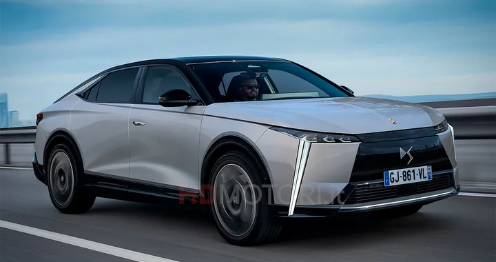 DS 8, la nuova ammiraglia elettrica ancora su strada per i test. Foto spia