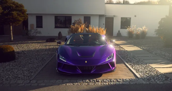 Ferrari F8 Novitec N-Largo: un V8 con 818 CV, non solo in &quot;viola shocking&quot;