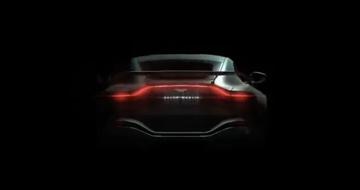 Aston Martin: un altro teaser mostra la coda della V12 Vantage