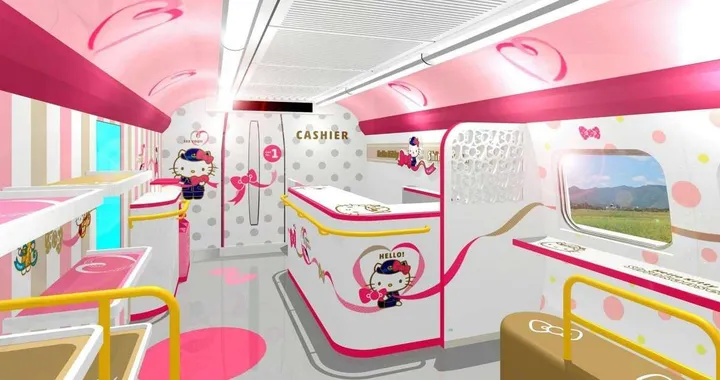 Solo in Giappone il &quot;treno proiettile&quot; di Hello Kitty