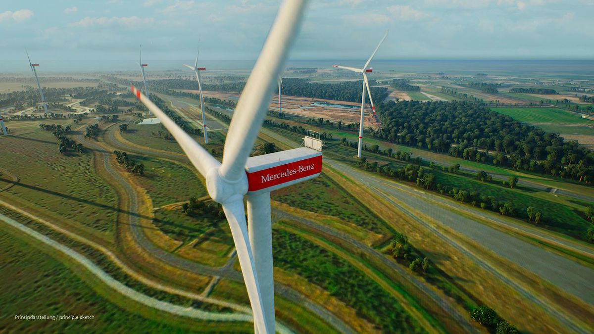 Mercedes inaugura a Papenburg un parco eolico da 140 MW