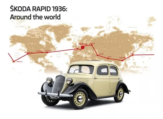 Skoda Rapid: il giro del mondo del 1936