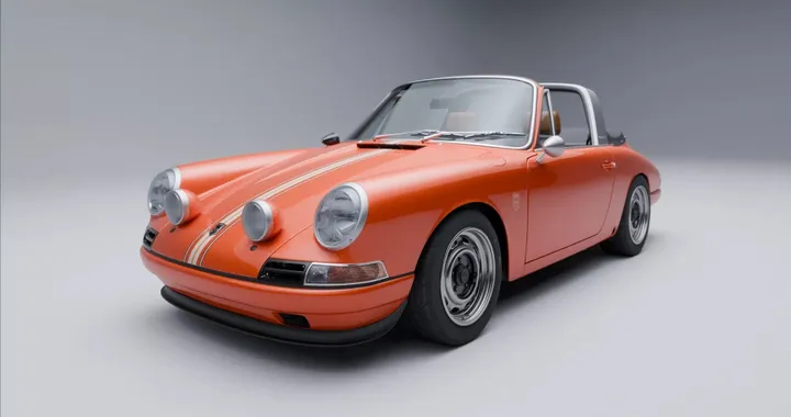 Kamm 912c Targa: restomod &quot;peso piuma&quot; su base Porsche 912