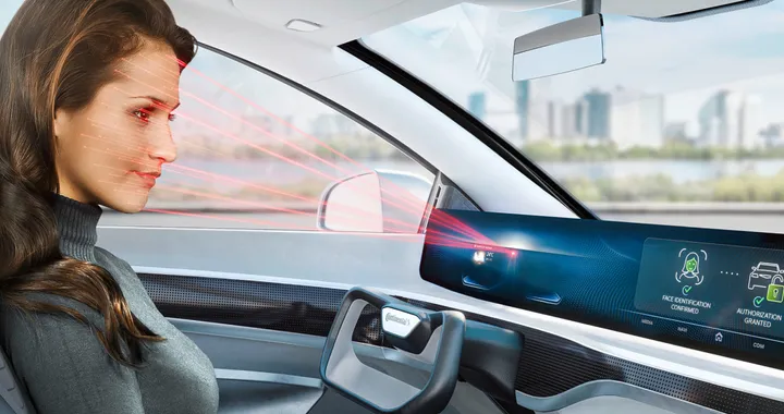 Continental al CES 2024 con la tecnologia Face Authentication Display