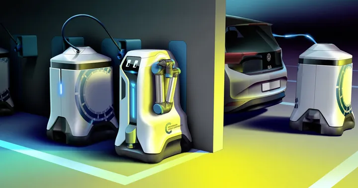 Volkswagen: l'auto elettrica ve la ricaricherà un robot | Video