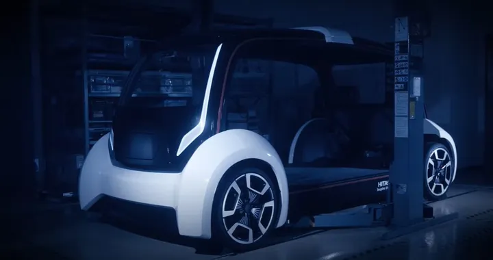 Hitachi svela un motore elettrico compatto integrato dentro la ruota