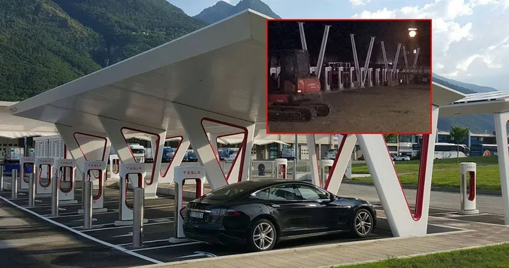 Tesla Supercharger, apre in California la stazione più grande del mondo