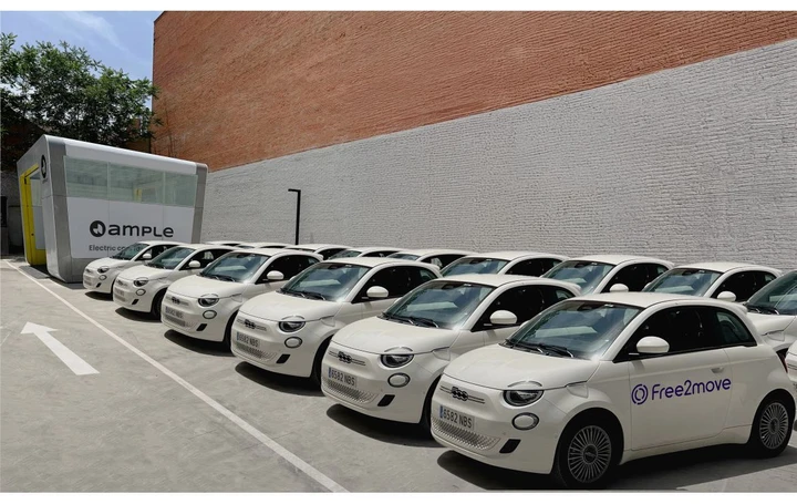 A Madrid parte il car sharing con il battery swap di Stellantis