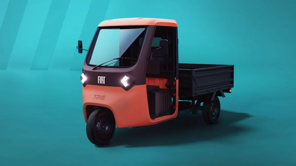 Torna la mitica Ape? No, questo è TRIS, un'idea di FIAT