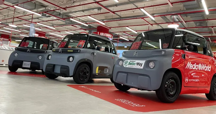 Citroen Ami, il quadriciclo elettrico si può acquistare anche da MediaWorld