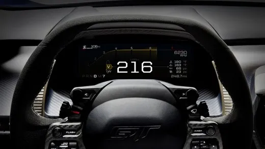 Ford GT, così funziona la strumentazione digitale | VIDEO
