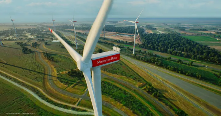 Mercedes inaugura a Papenburg un parco eolico da 140 MW