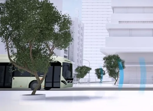 Volvo: l'autobus attento a pedoni e ciclisti | video