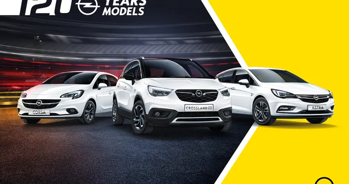 Opel celebra la propria storia con le versioni speciali &quot;120 Years&quot;
