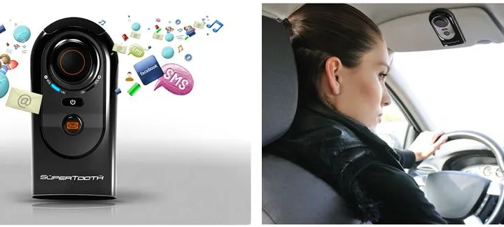 SuperTooth HD Bluetooth, il kit da auto per scrivere sui Social Network