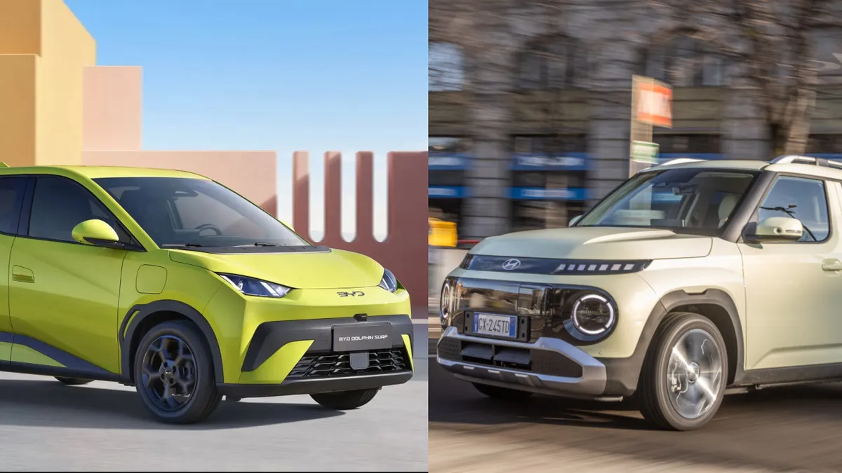 BYD Dolphin Surf vs Hyundai Inster, sfida tra elettriche sotto i 4 metri: versioni e prezzi