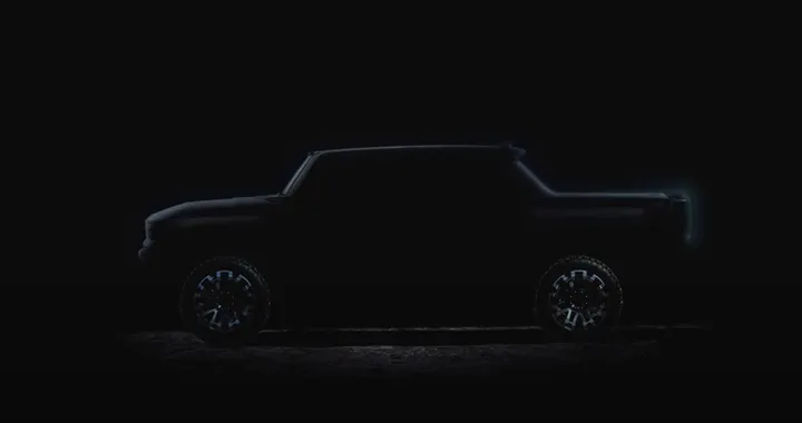 Hummer elettrico: nuovo teaser del pickup | Presentazione in autunno