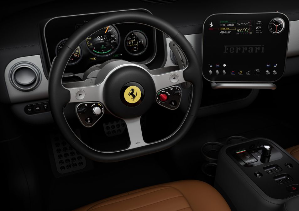 Ferrari Luce: ecco come sono gli interni della prima elettrica, disegnati da Jony Ive