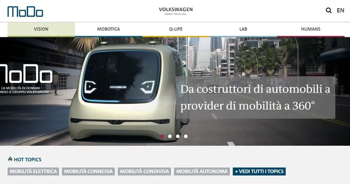 MoDo: nasce il portale del gruppo Volkswagen dedicato alla mobilità di domani