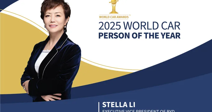BYD, Stella Li è World Car Person of the Year 2025