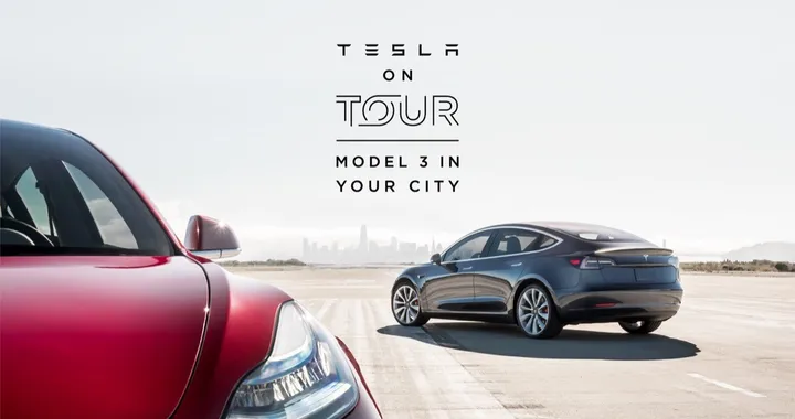 Tesla Model 3, al via il tour per l'Italia: come prenotare un test drive