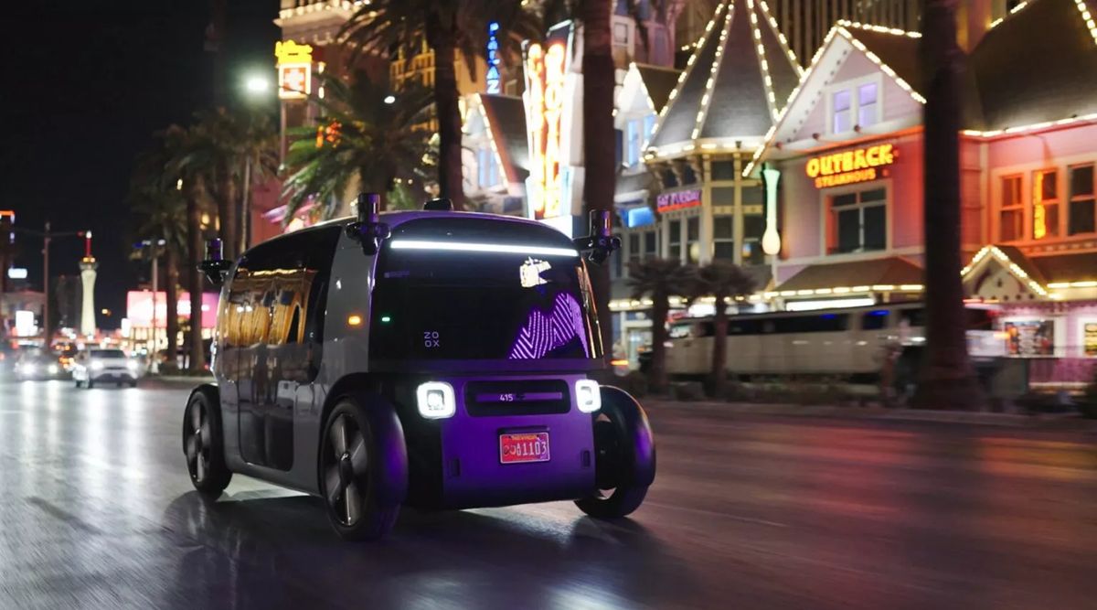 A Las Vegas debutta il robotaxi di Zoox: corse gratuite e senza conducente