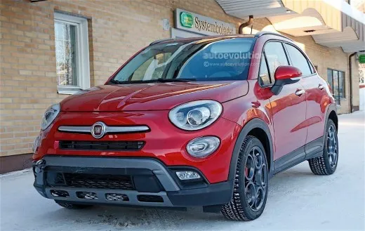 Abarth 500X svelata dalle foto spia