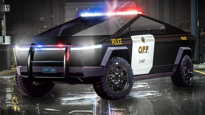 Il Tesla Cybertruck piace alle forze di polizia