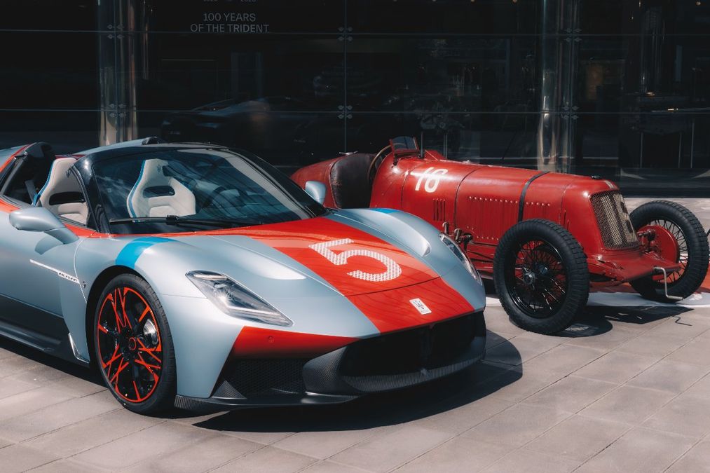 Anteprima: I 100 anni del Tridente con stile, svelata la Maserati MCPURA Cielo Tributo