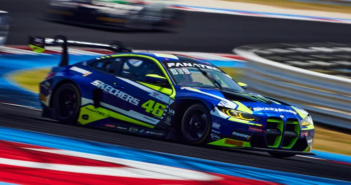 Valentino Rossi, prima vittoria a Misano nel GT World Challenge Europe