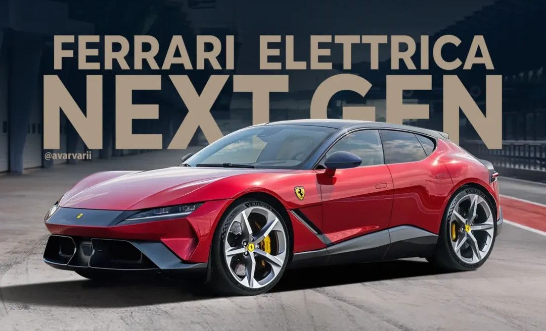 Ferrari Elettrica, ecco come potrebbe essere: un render prova ad anticipare il suo design