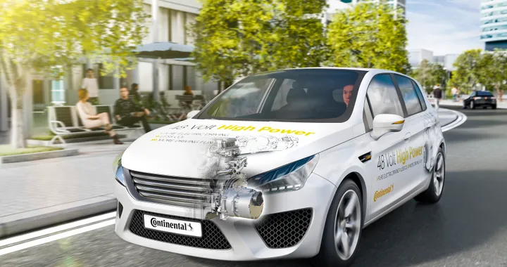 Da Continental il sistema mild hybrid a 48 V che rende le auto full hybrid