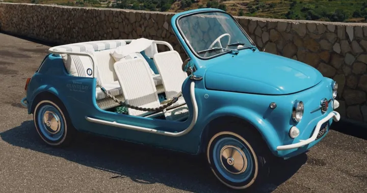 FIAT 500 Spiaggina porta la Dolce Vita a Taormina